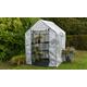 6- or 12-Shelf Greenhouse Portable Shelving or Garden Cloche, 12-Shelf Greenhouse without Spare Cover