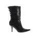 Rene Caovilla Boots: Black Solid Shoes - Women's Size 37 - Pointed Toe