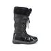 Khombu Boots: Black Solid Shoes - Women's Size 8 - Round Toe