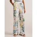 Ted Baker Sarca Floral Wide Leg Trousers, Multi