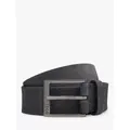 BOSS Elloy Leather Belt, Navy