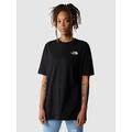 THE NORTH FACE Womens Short Sleeve Oversize Simple Dome Tee - Black, Black, Size M, Women