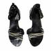 Free People Shoes | Free People Sandals Black Gold Gray Braided Leather Womens Eu 37 Us 6.5 | Color: Black/Gold/Gray | Size: 37eu