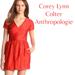 Anthropologie Dresses | Anthropologie Corey Lynn Calter Fit & Flare Minidress Textured Coral Sz 6 Nwt | Color: Orange/Pink | Size: 6