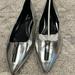 Nine West Shoes | Brand New Nine West Metallic Flats | Color: Silver | Size: 10.5