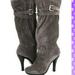 Michael Kors Shoes | Michael Kors Kincade Suede Slouchy Boots. | Color: Black/Gray | Size: 7