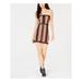 Free People Dresses | Free People Womens Brown Strapless Mini Cocktail Pencil Dress M | Color: Brown | Size: M