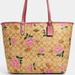 Coach Bags | Coach Reversible City Tote In Signature Canvas With Rare Prairie Rose Print | Color: Pink/Tan | Size: Os