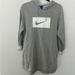 Nike Dresses | Grey Nike Air Pullover Hoodie/Dress | Color: Gray/White | Size: S