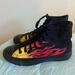 Converse Shoes | Converse High Top Flame Sneakers Womens Size 9 / Mens Size 7 | Color: Black/Red | Size: 9