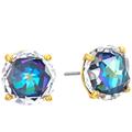 Kate Spade Jewelry | Kate Spade New York Earrings Bright Ideas Stud In Jet | Color: Blue/Gold | Size: Os