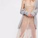 Free People Dresses | Free People Beaded Vested In You Slip Dress Xs | Color: Silver/Tan | Size: Xs