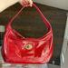 Coach Bags | Coach Patent Leather Red Shoulder Bag | Color: Red | Size: Os