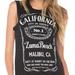 Brandy Melville Tops | Brandy Melville Black Jack Daniel’s Graphic Muscle Tank Top | Color: Black/White | Size: S