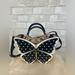 Kate Spade Bags | Kate Spade Wing It Butterfly Wicker/Leather Satchel Shoulder Bag | Color: Blue/White | Size: Os