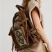 Free People Bags | Berlin Studded Backpack | Color: Brown/Green | Size: Os