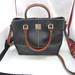 Dooney & Bourke Bags | Dooney And Bourke Pebble Black Brown Chelsea Shopper Leather Satchel Tote Bag | Color: Black/Brown | Size: Os