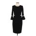 Calvin Klein Casual Dress - Sheath: Black Dresses - Women's Size 6