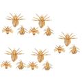 UPKOCH 15 Pcs Simulated Bee Floaters Animal Educational Toys Brass Bee Sculpture Kids Supply Kid Suit Kids Toy Suit for Kids Animals Toys Models Realistic Toys Props Child Insect Pvc