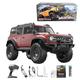 Kisss Remote Control Car, Electric 4WD Climbing Vehicle HB-R1002 1:10 4WD Nitro Monster Truck 2.4G RC Car, RC Truck Vehicle for Kids Adults -RTR (Red)