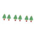 Abaodam 6 Pcs Christmas Puzzle for Children Puzzles Xmas Tree Wood Tree Model Christmas Tree 3d Puzzle 3d Tree DIY Toy for Kids Tree Shaped 3d Puzzle Christmas Tree Shaped Jigsaw Bamboo