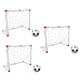 Sosoport 3 Sets Folding Soccer Goal Door Soccer Gate Mini Toy Footballs Sports Toys Gym Equipment Football Goal Net Soccer Football Net Football Kits Child Toy Ball Indoor