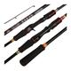 Reel Combos Fishing Rod Carbon/Glass Fiber Spinning/casting Fishing Pole Lure WT 8-25g Line WT 8-15LB Fast Bass Lure Fishing Rods Fishing Gear Set (Rosso 1.8M Spinning Rod)