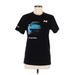 Next Level Apparel Short Sleeve T-Shirt: Black Graphic Tops - Women's Size Medium