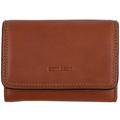 Gianni Conti Leather Wallet, RFID Blocking, Zipped Coin Purse, Gift Boxed 588359 (Tan & Dark Brown)