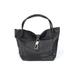 Dooney & Bourke Leather Shoulder Bag: Pebbled Black Solid Bags