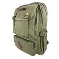 AOKING Hiking Backpack 35L Outdoor Canvas Denim Backpack Men Women Unisex 32 x 48 x 22, Verde Militare. (Green) - T115