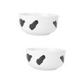 Alipis 2 Pcs Salad Bowl Fruit Bowl Porcelain Bowls Oatmeal Bowl Snack Dish Containers for Fruit Cereal Bowls Fruit Salad Bowl Food Gift Student Ceramics Breakfast Bowl Household