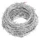 Kisangel 1 Roll Barbed Steel Wire Mesh Wire Netting for Fence Poultry Wire Mesh Steel Ribbon Fencing Steel Wire Fencing Electric Fence Wire Garden Netting Snare Wire Animal Agricultural Net