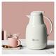 Insulation Pot Thermos Kettle 1500ml Household Insulation Pot Glass Liner Kettle Make Tea Coffee Portable Travel Keep Warm Smart Water Kettle Carafe Insulated (Color : WHITE) (White) kettle