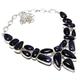 VACHEE Purple Russian Charoite Handmade Heavy Collar Necklace 18" Girls women 925 Sterling Silver Plated Jewelry from 567