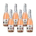 ZENO alcohol-liberated Sparkling Rosé non-alcoholic wine (Case of 6x750ml) Vegan friendlyGluten Free, Alcohol Free Wine, Gift Set, Ideal for Celebrations &Festive Parties