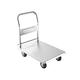 Platform Truck Steel Platform Truck Foldable Handle for Easy Storage Multifunction Transport Moving Hand Truck for Flower Pots PC Push Cart Foldable Platform Truck Push (Size : T5) (T4)