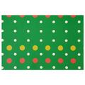 Placemats, Table Placemats, Cloth Placemats, Green Polka Dot Modern, Placemats Set of 6, Table Placemats Set of 4