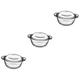 TOPBATHY 3 Pcs Microwave Egg Steamer Ramen Bowls Punch Bowl Vegetable Serving Bowl Ice Cream Bowl Food Storage Bowls Transparent Salad Bowl Meal Prep Containers Noodles Bowl Glass Dedicated