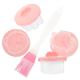 Garneck 24 Pcs Mold Candy Wrappers Wax Egg Mold Microwave Hard Boiled Egg Cooker Non-stick Mold Pressure Cooker Silicone Egg Bite Molds Microwaveable Fried Eggs Baby Pink