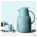 Insulation Pot Thermos Kettle 1500ml Household Insulation Pot Glass Liner Kettle Make Tea Coffee Portable Travel Keep Warm Smart Water Kettle Carafe Insulated (Color : WHITE) (Blue) kettle