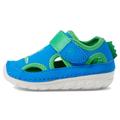 Stride Rite Soft Motion Baby and Toddler Boys Splash Athletic Sneaker, Blue/Green, 3 Wide Infant