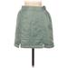 Le Lis Casual Mini Skirt Mini: Green Print Bottoms - Women's Size Small