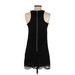 Lovers + Friends Cocktail Dress - Mini High Neck Sleeveless: Black Print Dresses - Women's Size X-Small