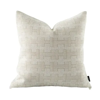 High-End doppelseitige geometrische Jacquard Kissen bezug moderne leichte Luxus Kissen bezüge Image
