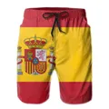 Men's Swimwear Shorts Spain Flag 3d Surfing Board Short Kids Beach Shorts Men Trunk Masculina