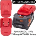 Battery Converter for AEG RIDGID 18V Li-Ion to Einhell/X-Change/OZITO 18V Li-Ion Tool Battery