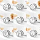 2021 zwölf Medaille Beruf Charms Perlen 925 Sterling Silber Fit Original Europäischen Armband Charme