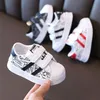 Kinderschuhe für Babys, Mädchen und Jungen, rutschfeste weiche Gummiboden, Baby-Sneaker, lässige flache Schuhe, Kindergröße 21–30