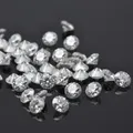 Moissanite Stone Small Size 0.8mm~2.9mm 1.0ct / Pack D Color Excellent Round Cut Lab Grown Diamond